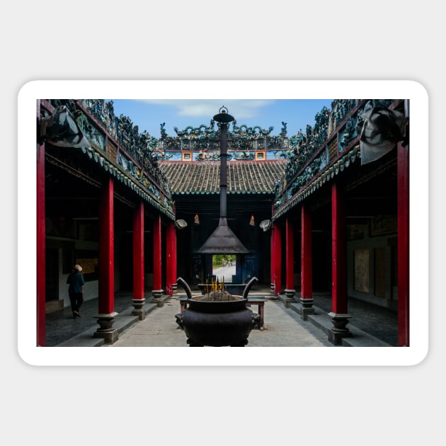 Thien Hau Pagoda. Sticker by bulljup